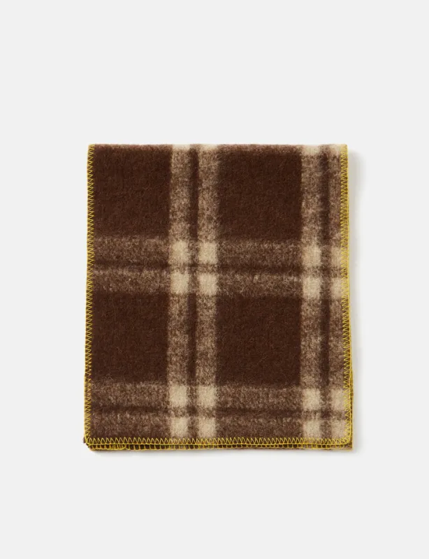 Universal Works Blanket Scarf - Brown sold by Article London