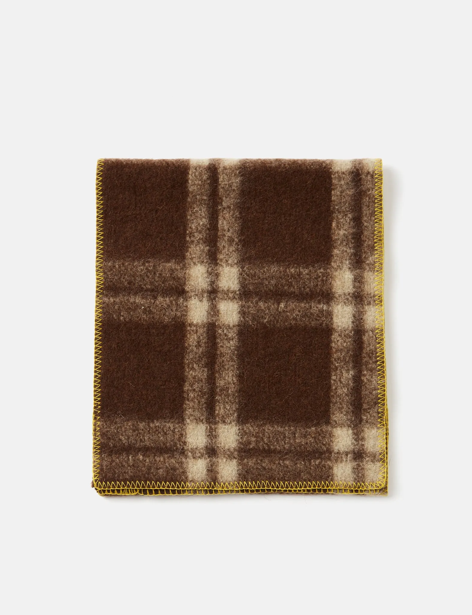 Universal Works Blanket Scarf - Brown sold by Article London