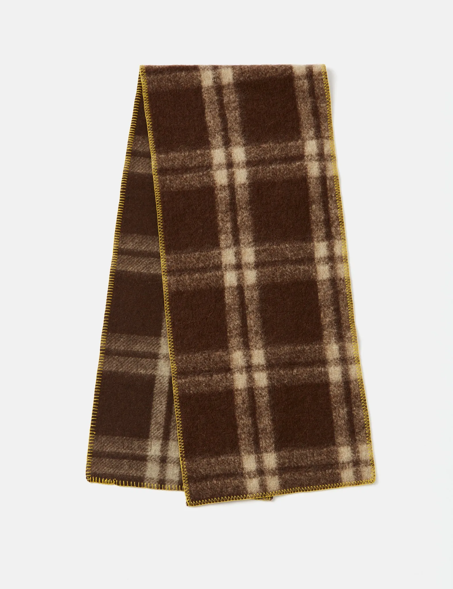 Universal Works Blanket Scarf - Brown sold by Article London product image thumbnail 4