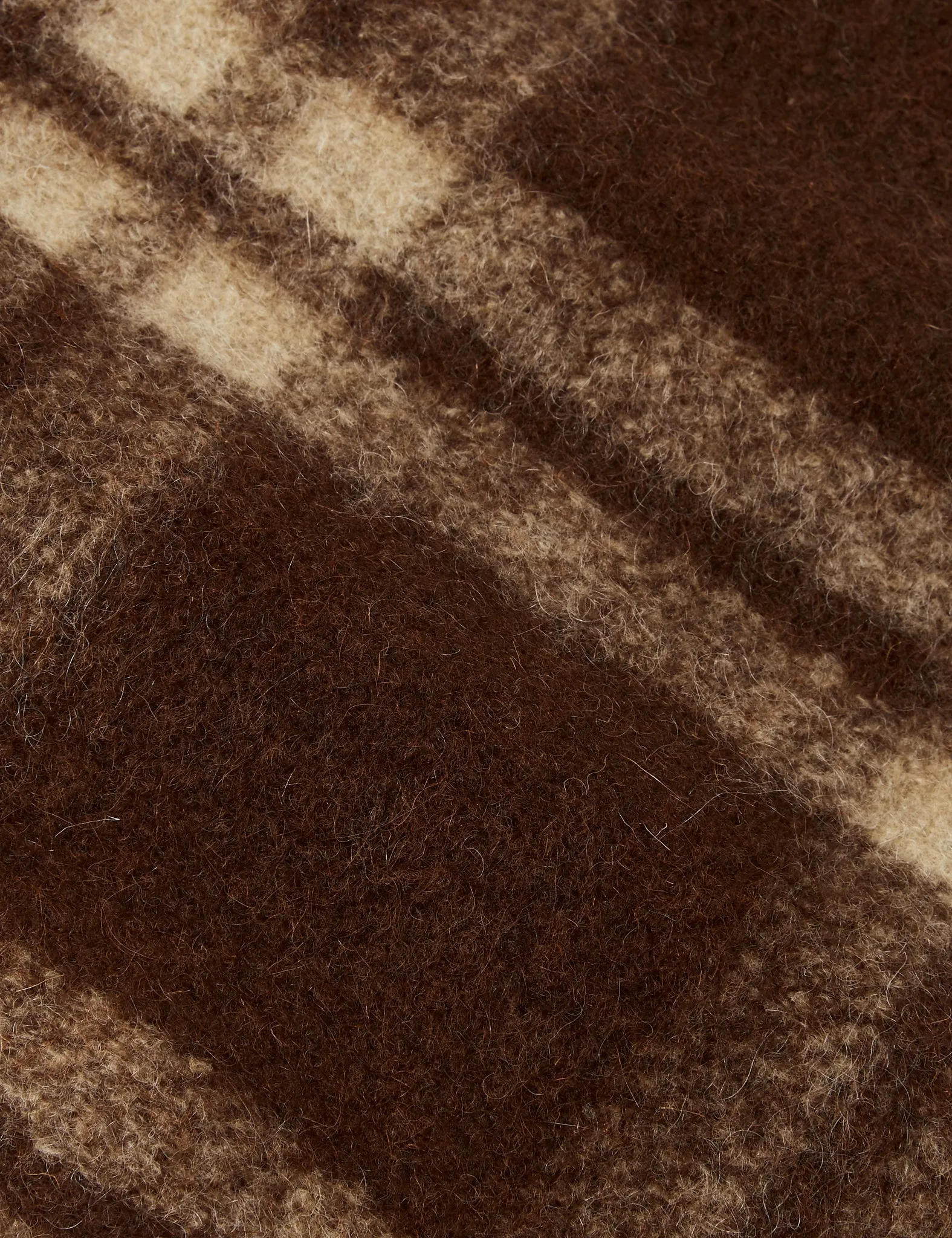 Universal Works Blanket Scarf - Brown sold by Article London product image thumbnail 3