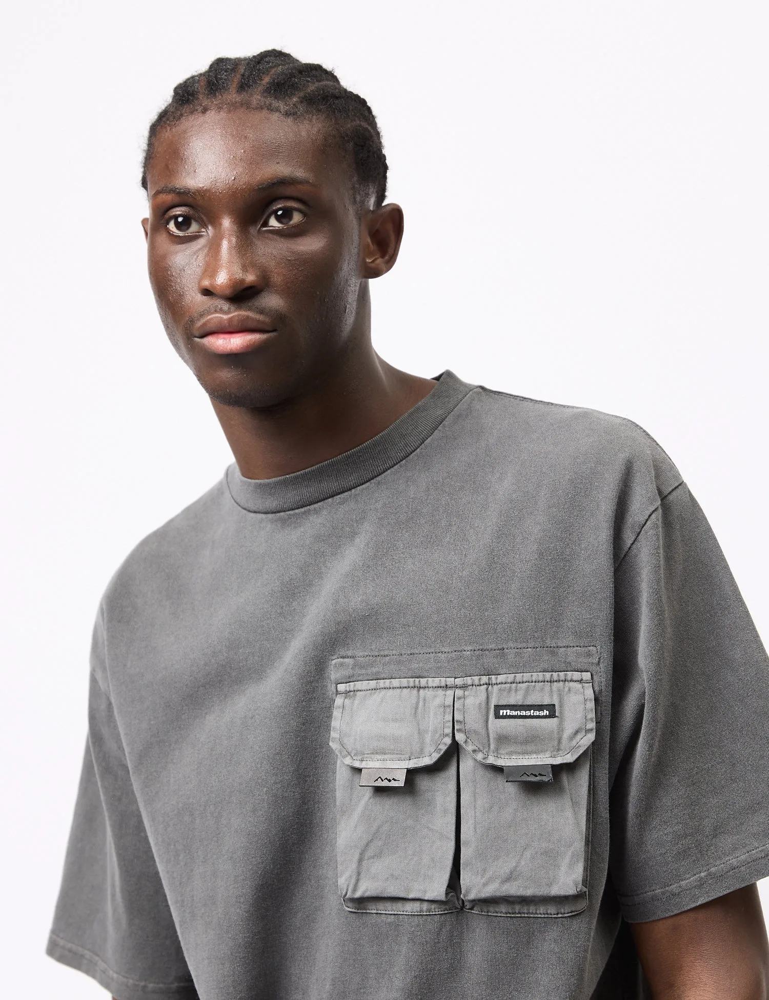 Manastash Disarmed T-Shirt - Black sold by Article London product image thumbnail 2