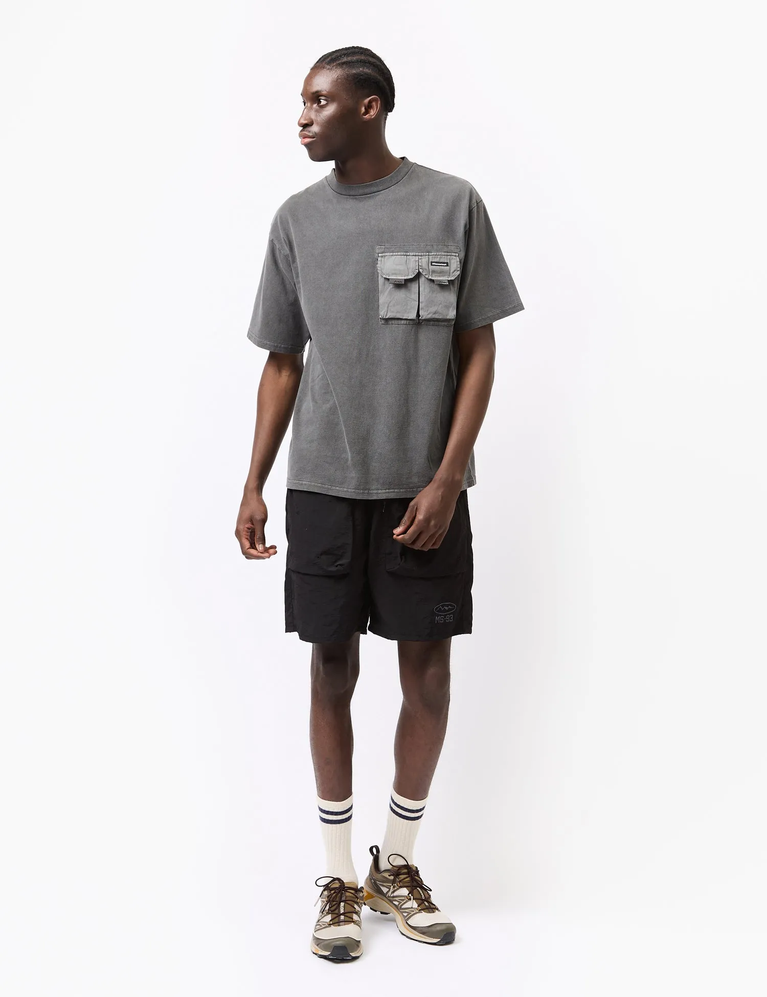 Manastash Disarmed T-Shirt - Black sold by Article London product image thumbnail 3