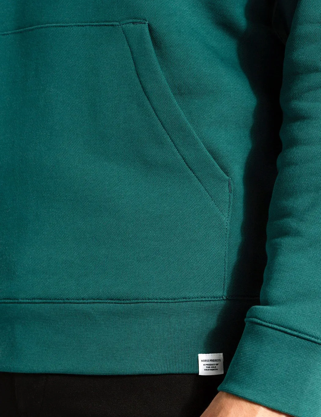 Norse Projects Vagn Classic Hooded Sweatshirt - Sea Blue sold by Article London product image thumbnail 4