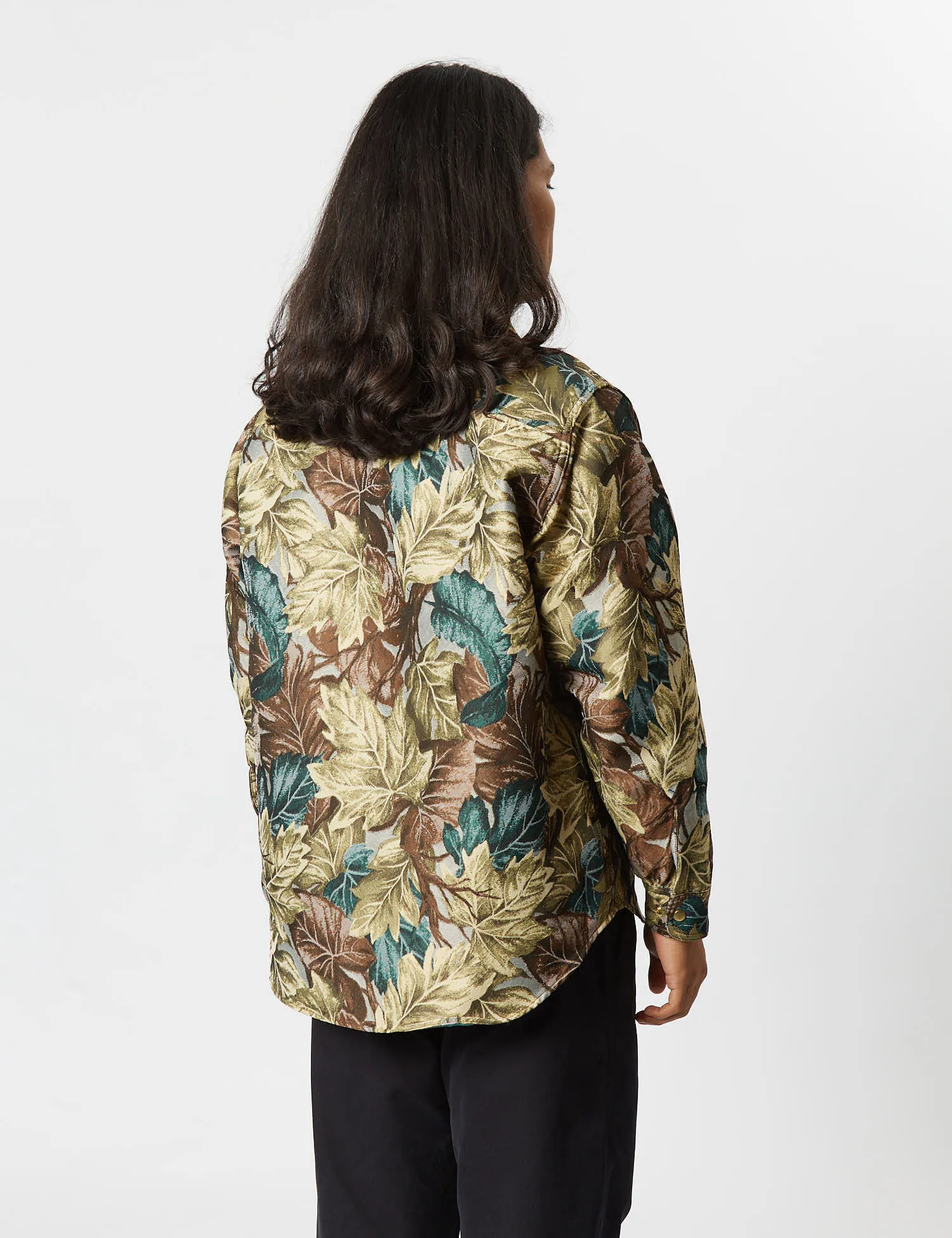 Beams Plus Adventure Shirt I (Camo) - Olive Green sold by Article London product image thumbnail 3