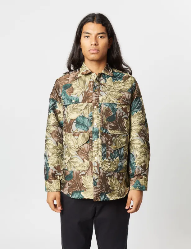 Beams Plus Adventure Shirt I (Camo) - Olive Green sold by Article London