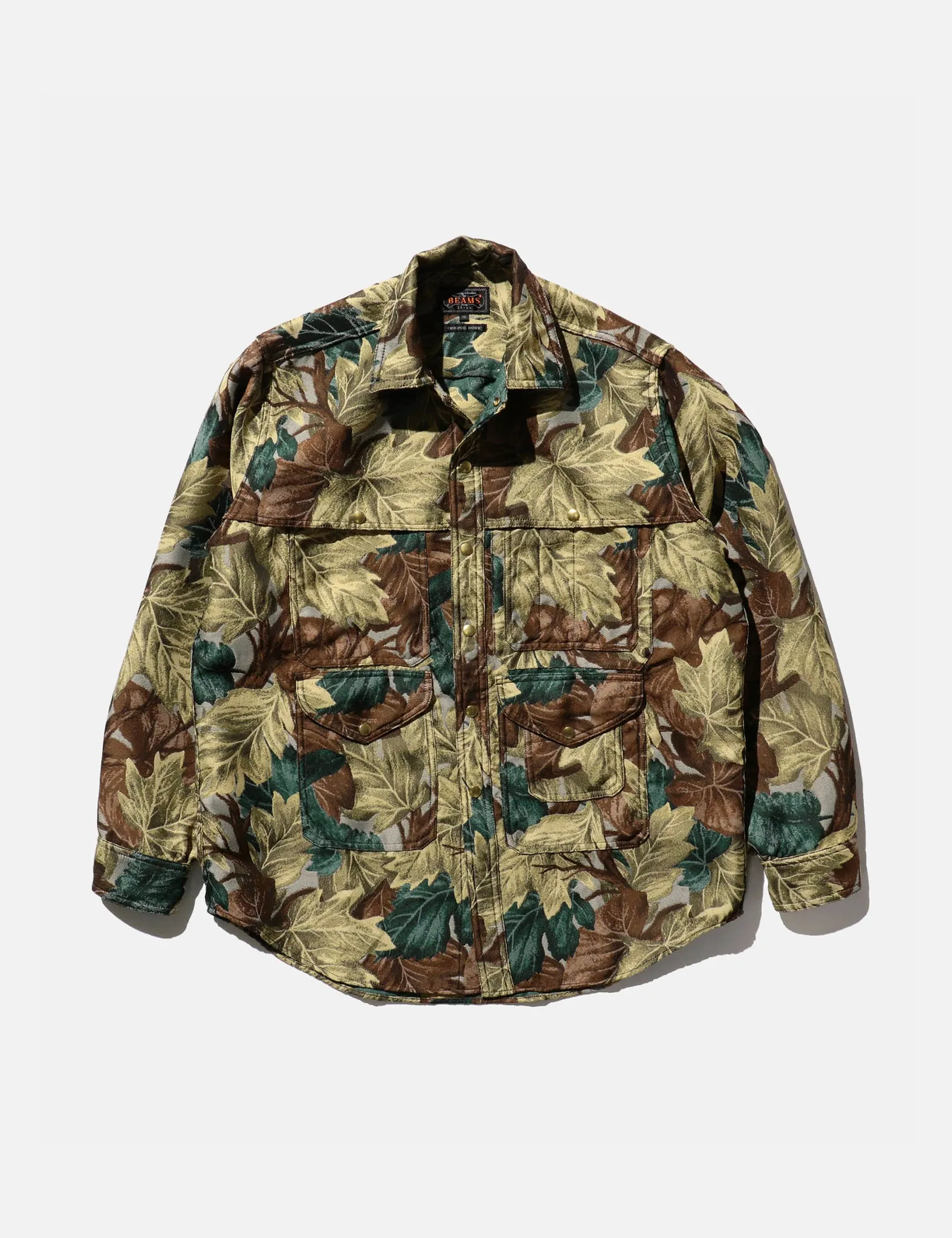Beams Plus Adventure Shirt I (Camo) - Olive Green sold by Article London product image thumbnail 5
