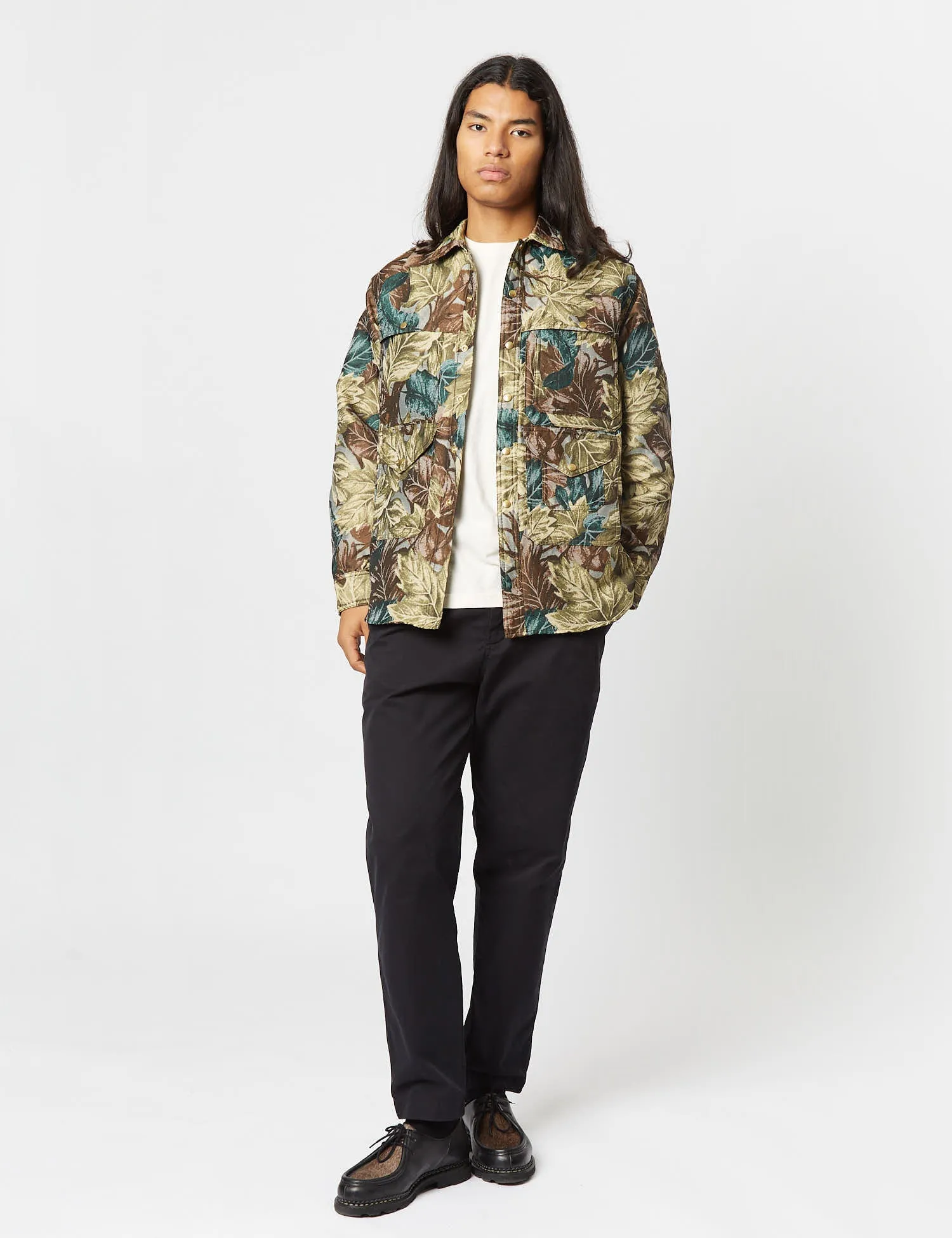 Beams Plus Adventure Shirt I (Camo) - Olive Green sold by Article London product image thumbnail 4