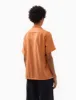 Portuguese Flannel Face Short Sleeve Shirt - Brick sold by Article London