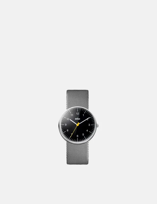 Braun BN0021 Watch - Silver/Black Face made by Article London