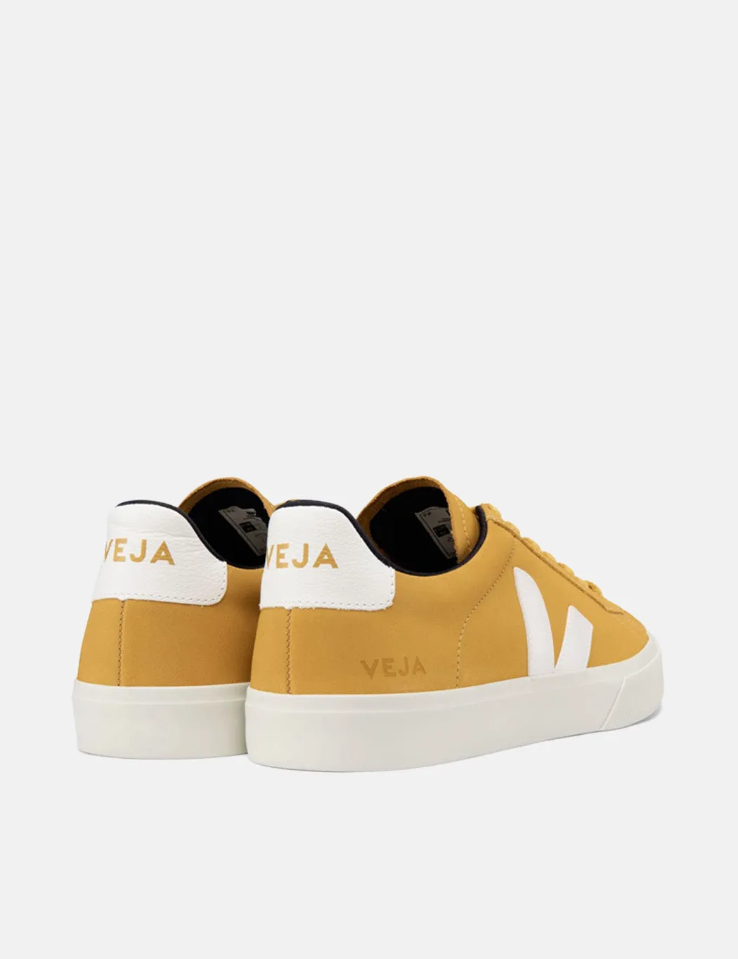 Veja Campo Trainers (Nubuck) - Moutarde White sold by Article London product image thumbnail 4