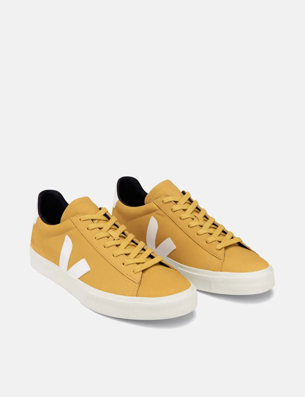 Veja Campo Trainers (Nubuck) - Moutarde White sold by Article London product image thumbnail 3