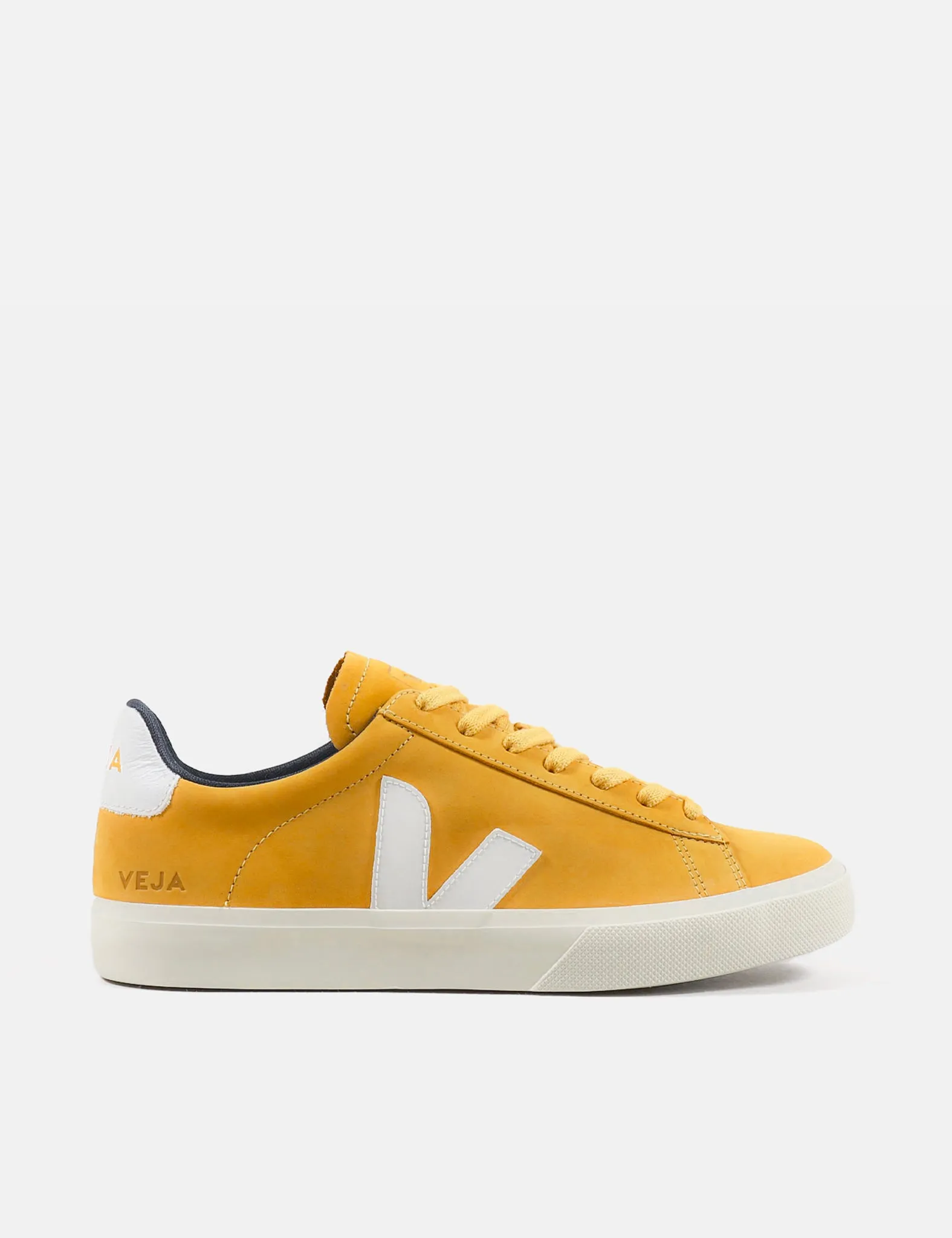 Veja Campo Trainers (Nubuck) - Moutarde White sold by Article London