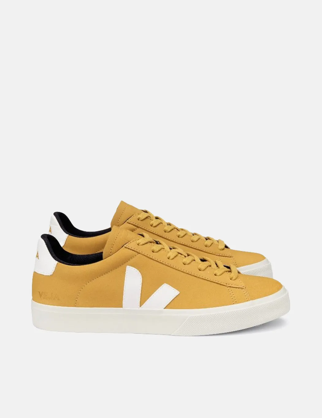 Veja Campo Trainers (Nubuck) - Moutarde White sold by Article London product image thumbnail 2