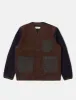 Universal Works Mixed Cardigan - Brown sold by Article London