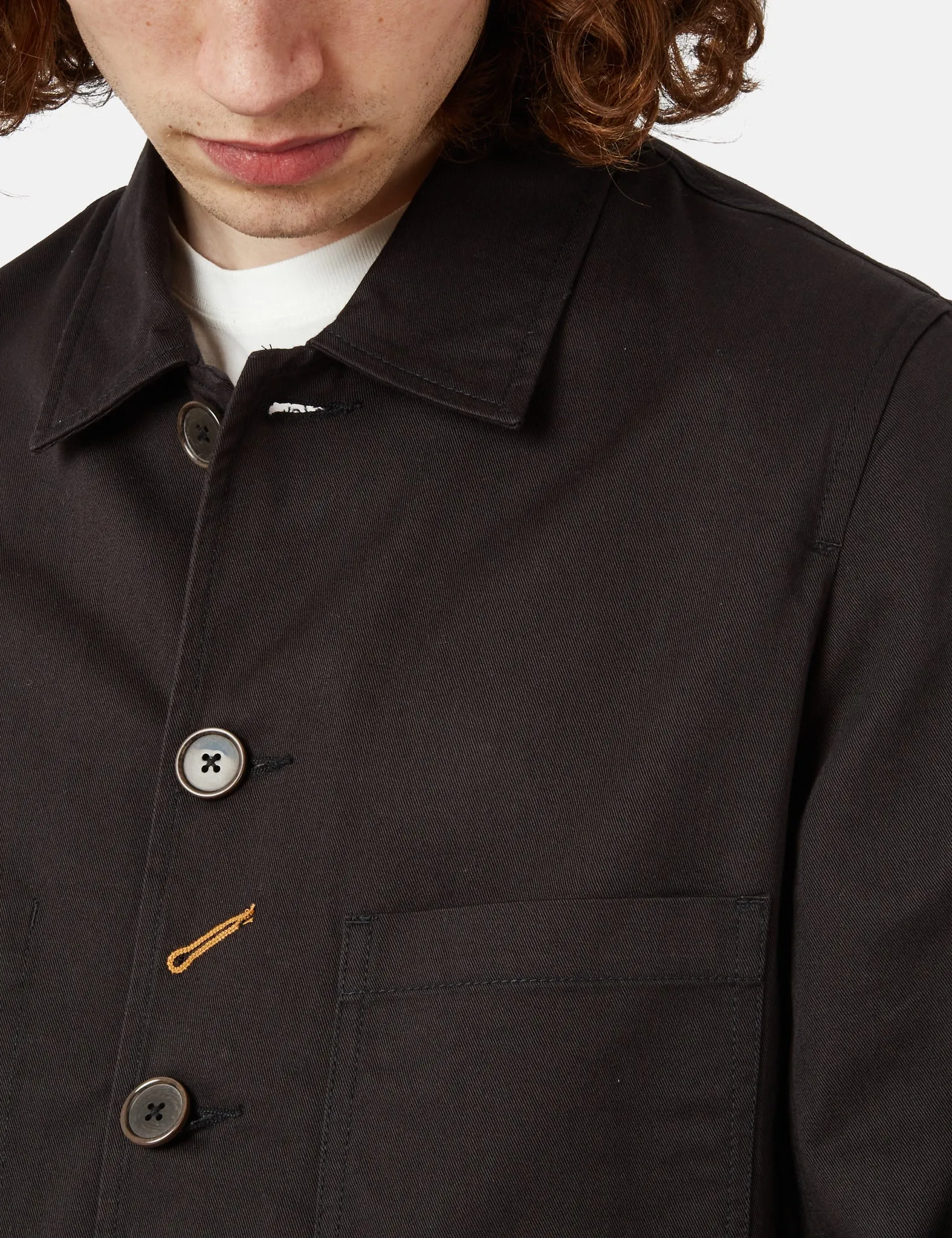 Universal Works Bakers Jacket - Black sold by Article London product image thumbnail 2