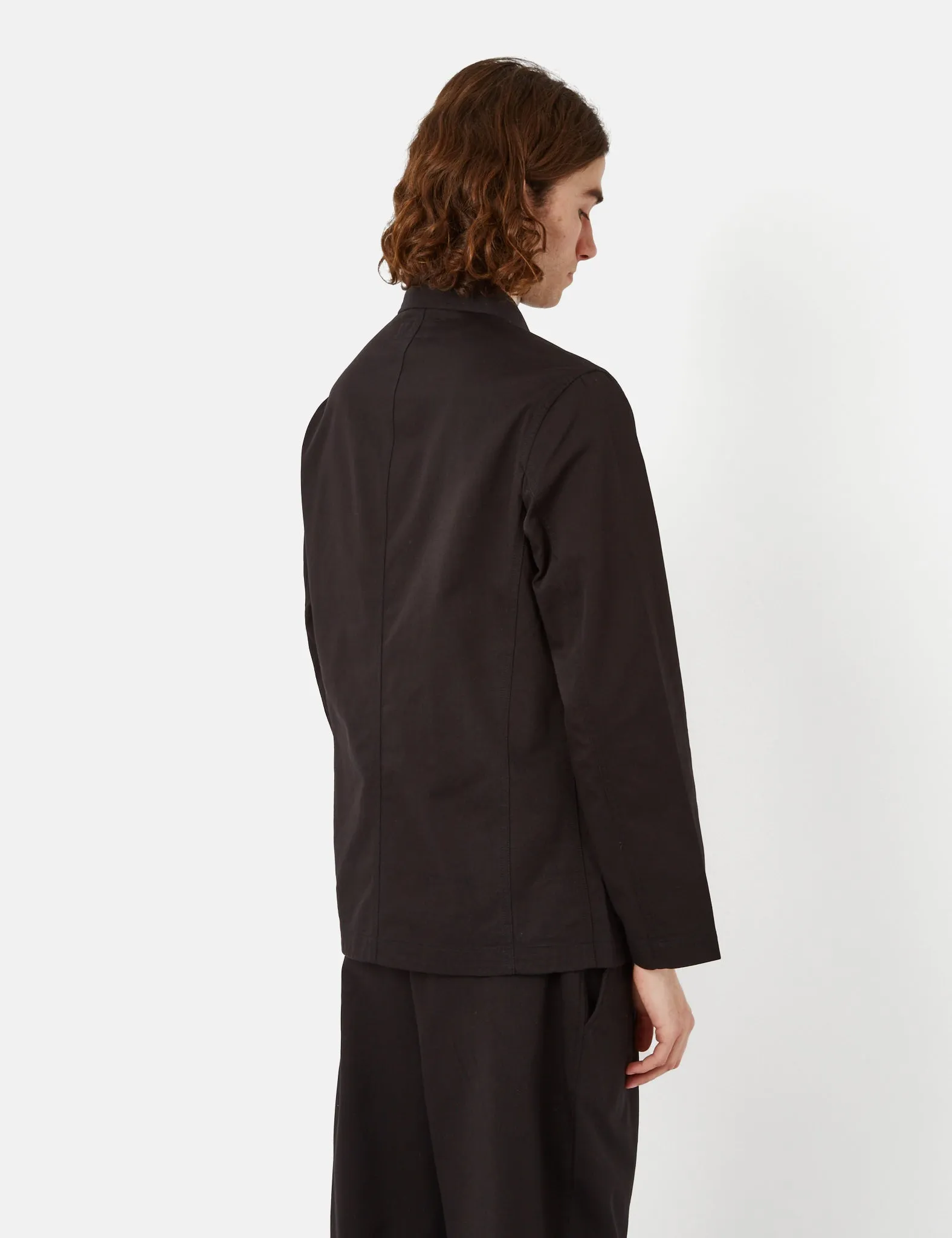 Universal Works Bakers Jacket - Black sold by Article London product image thumbnail 5