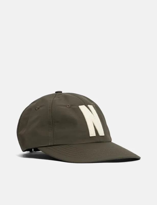 Norse Projects Nylon N Sports Cap - Ivy Green sold by Article London