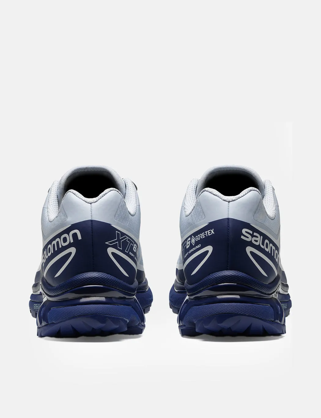 Salomon XT-6 GTX Trainers - Blue Print/Heather/White sold by Article London product image thumbnail 5