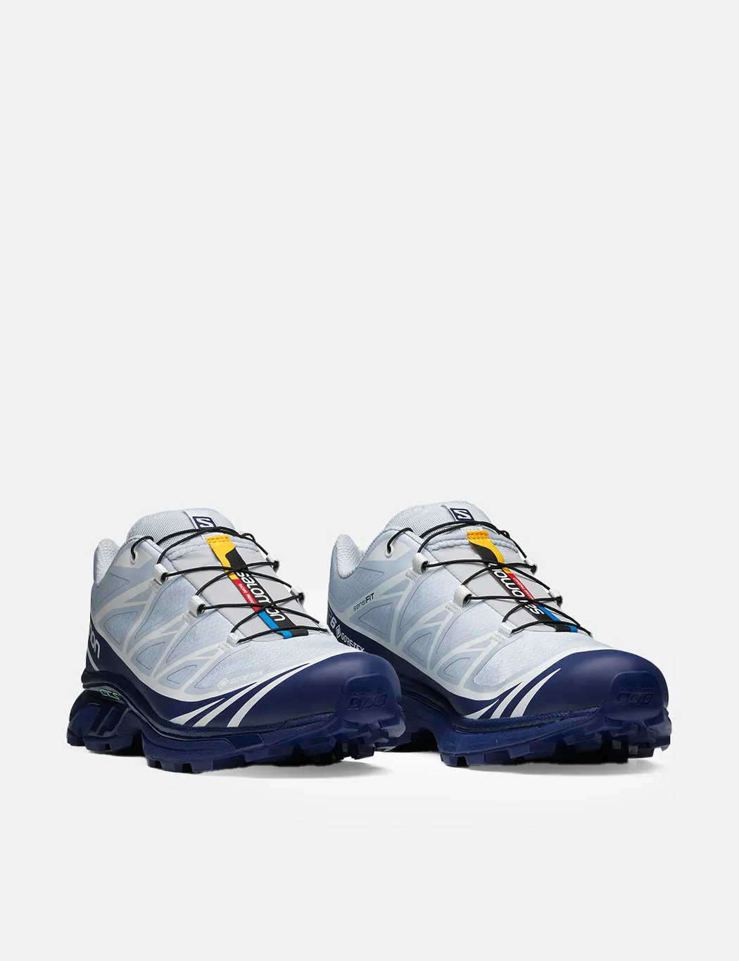Salomon XT-6 GTX Trainers - Blue Print/Heather/White sold by Article London product image thumbnail 4