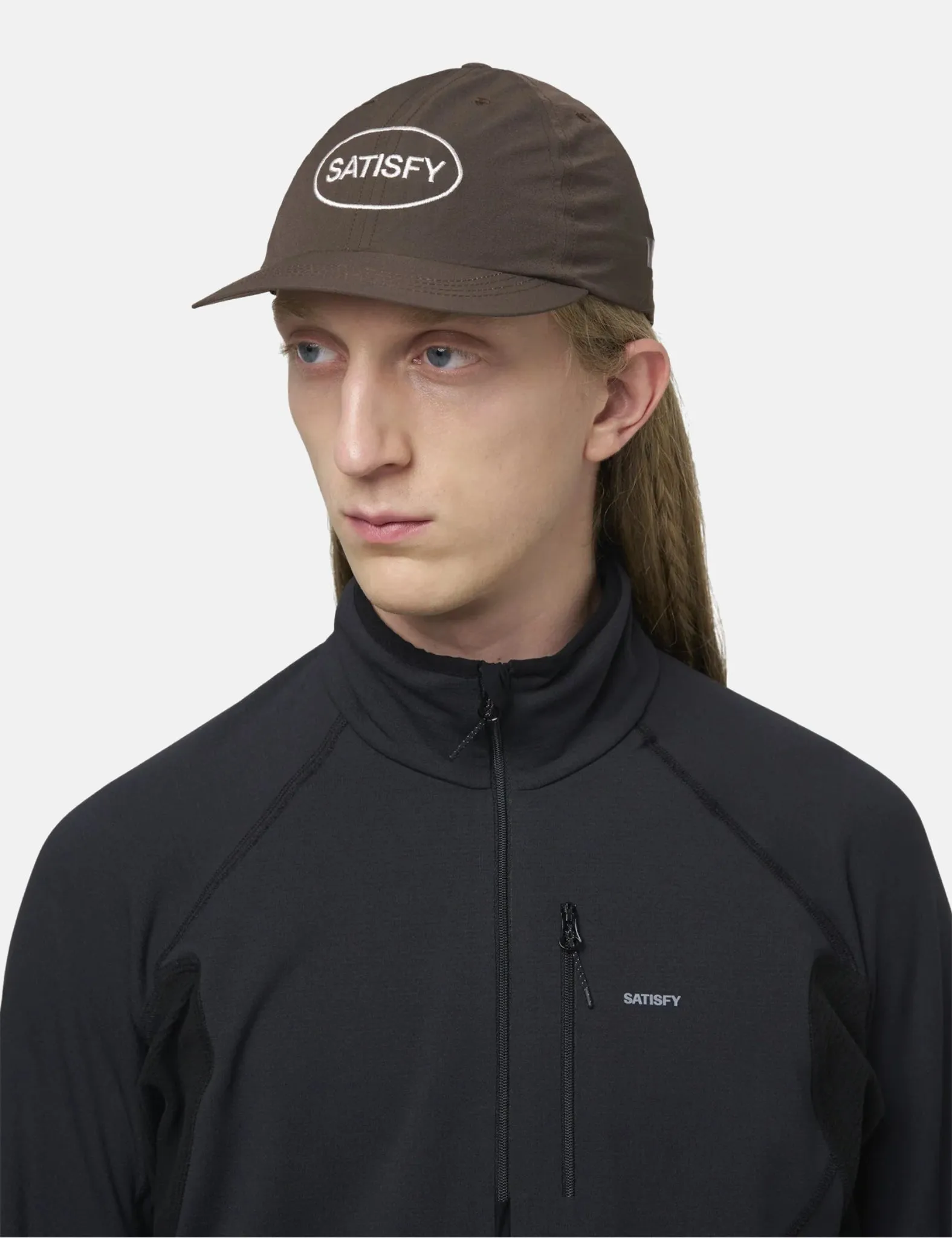Satisfy PeaceShell Running Cap - Brown sold by Article London product image thumbnail 3