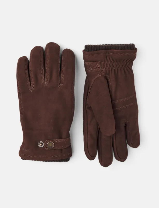 Hestra Bergvik Gloves (Suede Leather) - Espresso Brown sold by Article London
