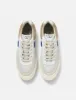 Stepney Workers Club Pearl S-Strike Trainers (Suede Mix) - Ecru/Blue sold by Article London