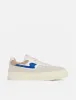 Stepney Workers Club Pearl S-Strike Trainers (Suede Mix) - Ecru/Blue sold by Article London