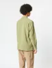 Universal Works Pullover Shirt (Cord) - Olive Green sold by Article London