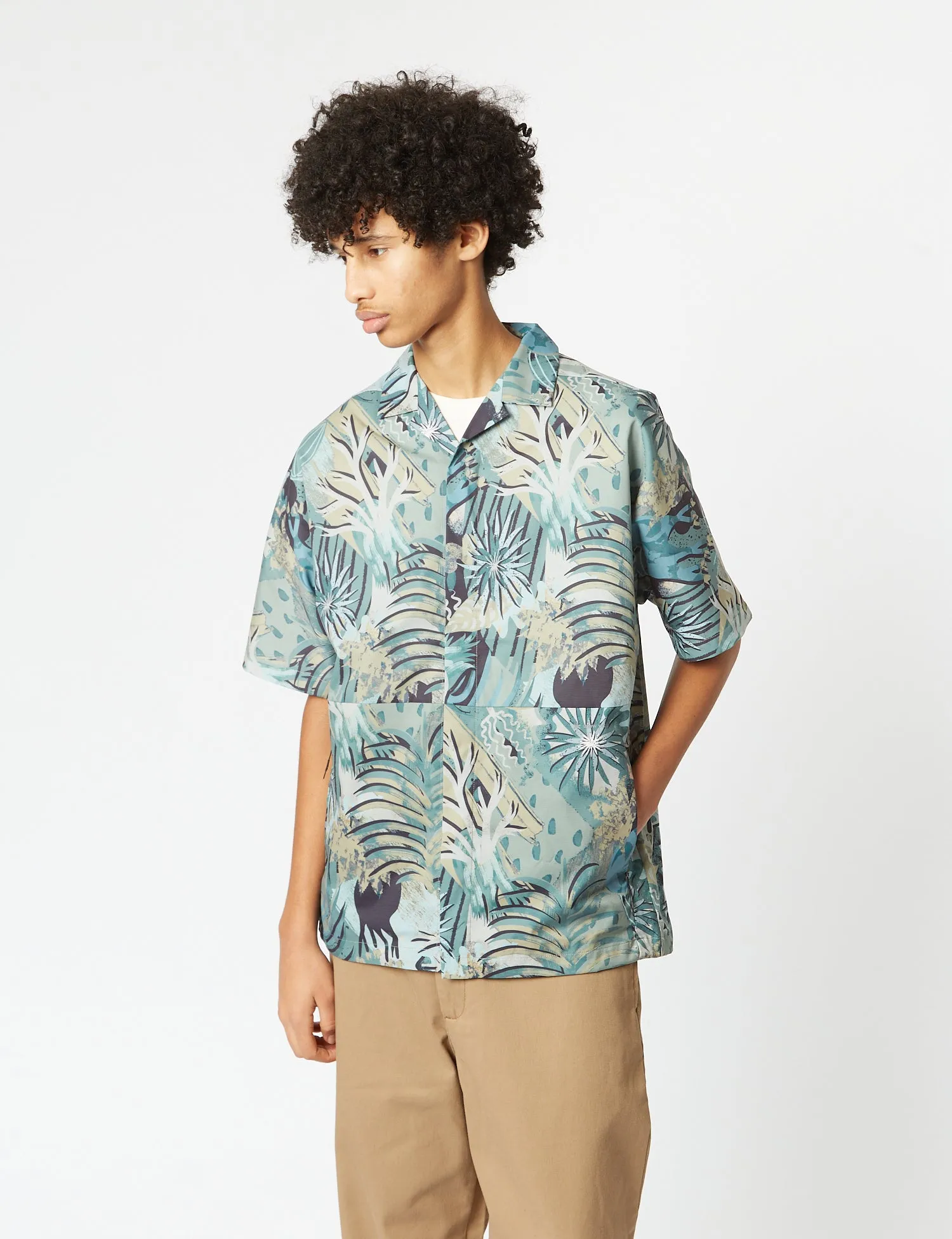 Snow Peak Breathable Quick Dry Shirt - Khaki Brown sold by Article London product image thumbnail 4