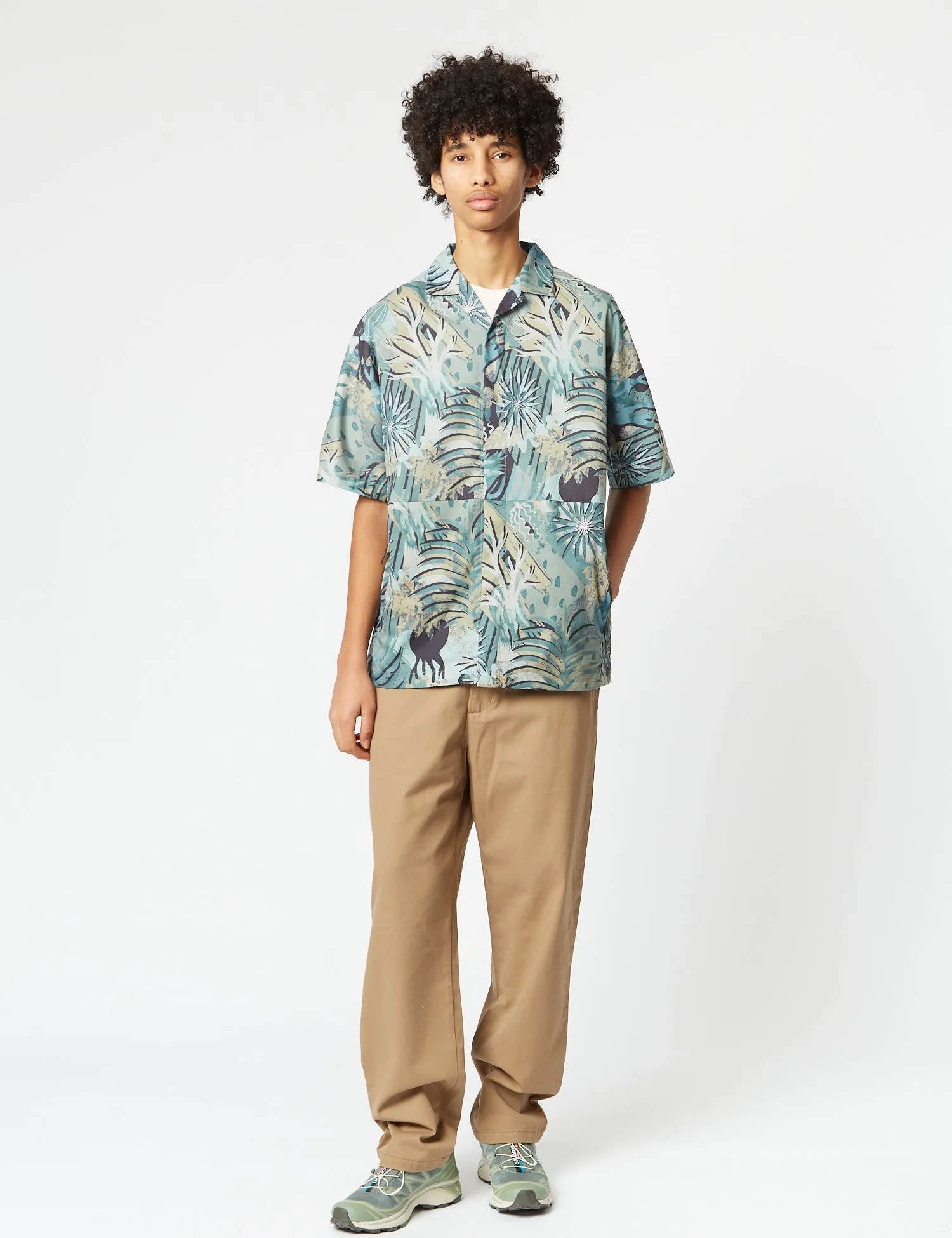 Snow Peak Breathable Quick Dry Shirt - Khaki Brown sold by Article London product image thumbnail 3