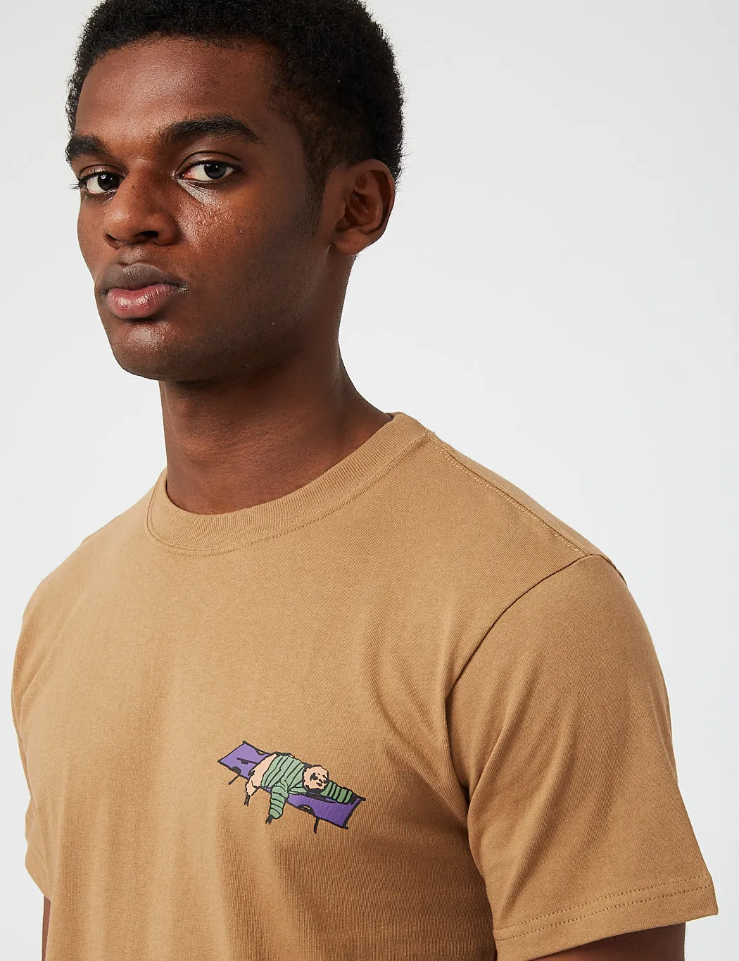 Snow Peak Iron High Tension Cot T-Shirt - Brown sold by Article London product image thumbnail 2