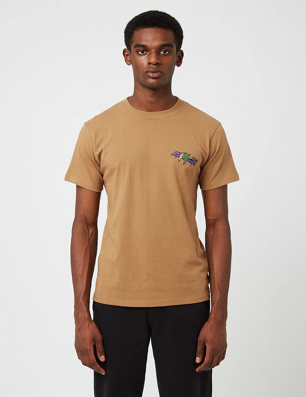 Snow Peak Iron High Tension Cot T-Shirt - Brown sold by Article London product image thumbnail 3