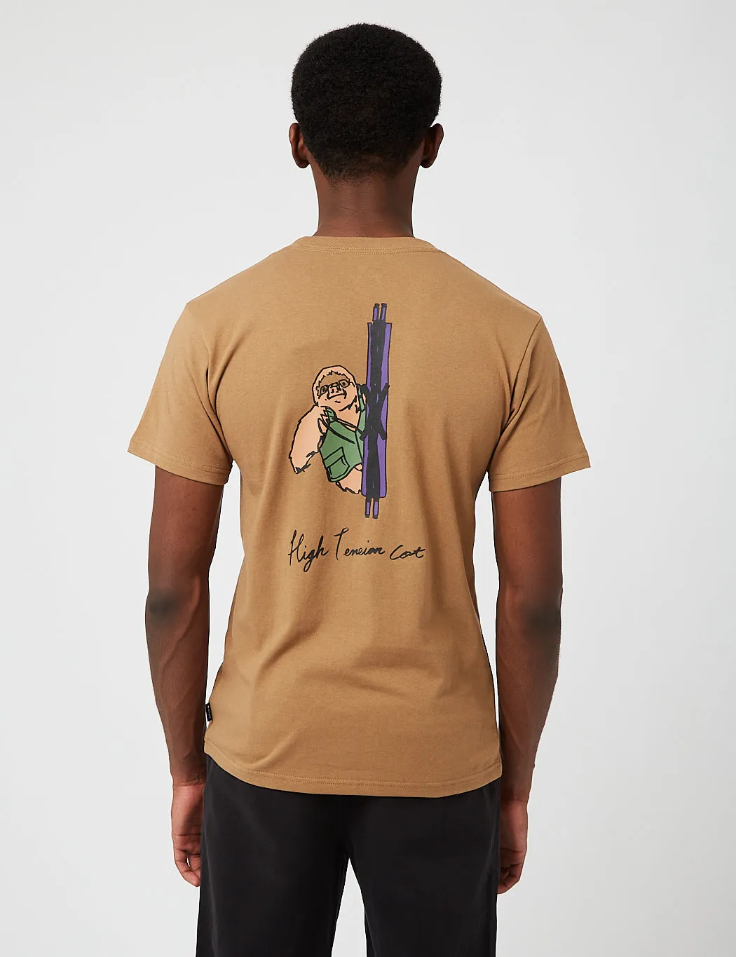 Snow Peak Iron High Tension Cot T-Shirt - Brown sold by Article London