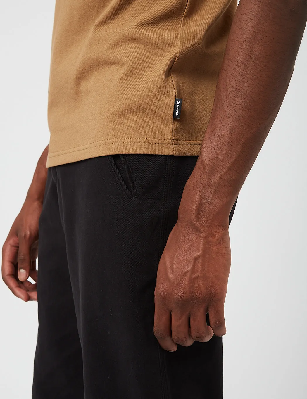 Snow Peak Iron High Tension Cot T-Shirt - Brown sold by Article London product image thumbnail 5