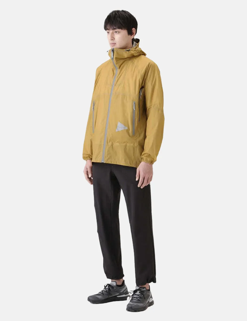 And Wander 3L UL Rain Jacket - Yellow sold by Article London