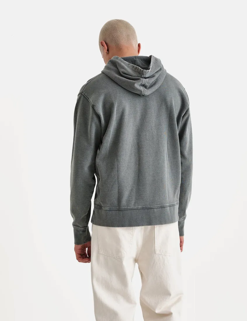 Wax London Buxton Hooded Sweatshirt (Organic) - Charcoal Grey sold by Article London product image thumbnail 3
