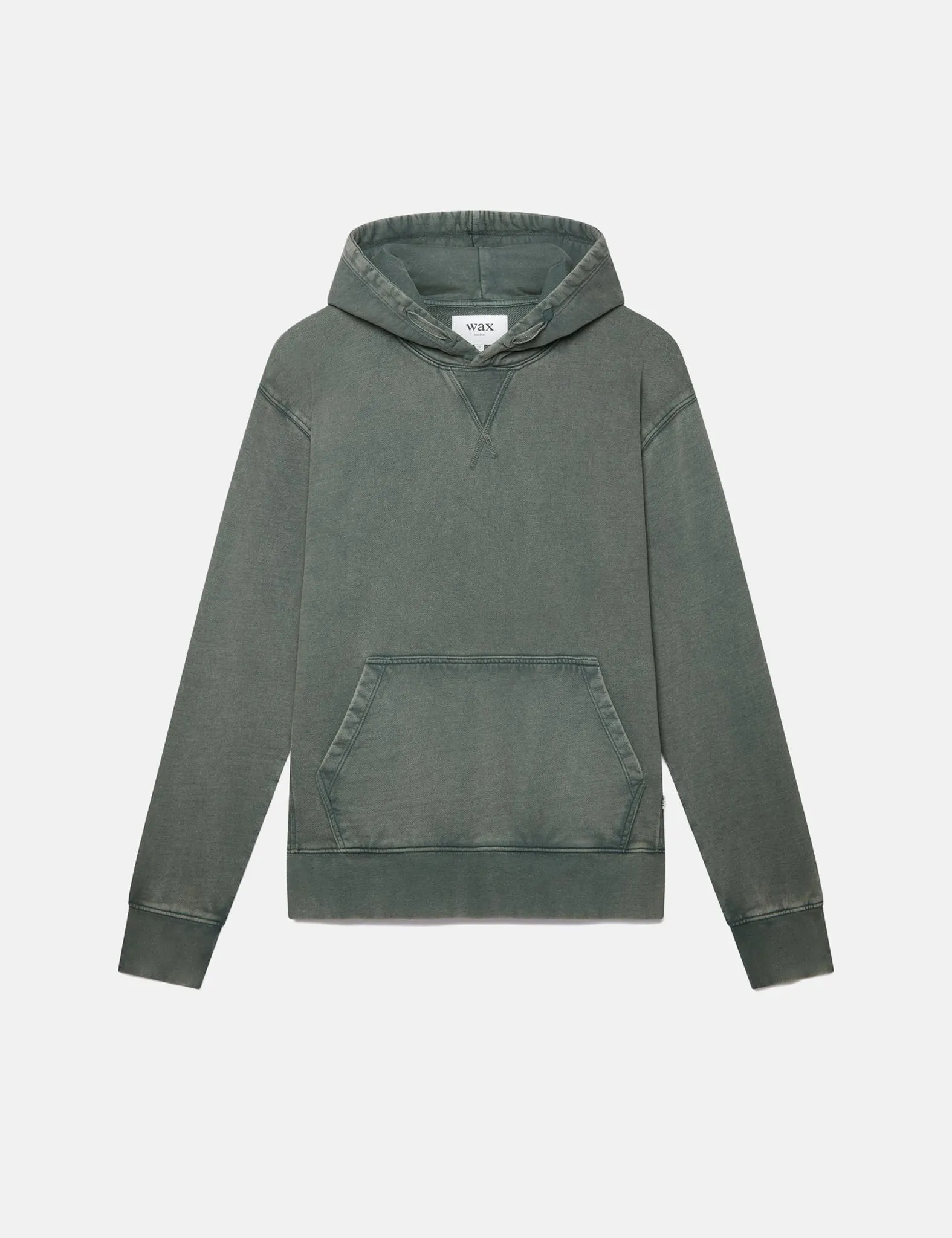 Wax London Buxton Hooded Sweatshirt (Organic) - Charcoal Grey sold by Article London product image thumbnail 4