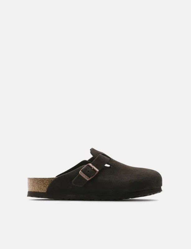 Birkenstock Women's Boston Clogs (Narrow) - Mocca Brown sold by Article London