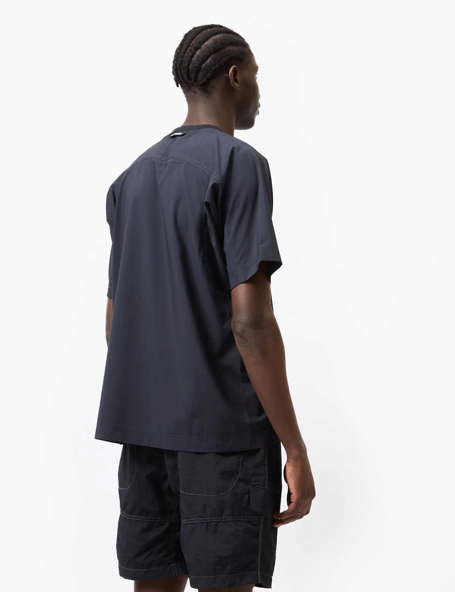 and Wander Stretch Rip Pullover - Dark Navy Blue sold by Article London product image thumbnail 4