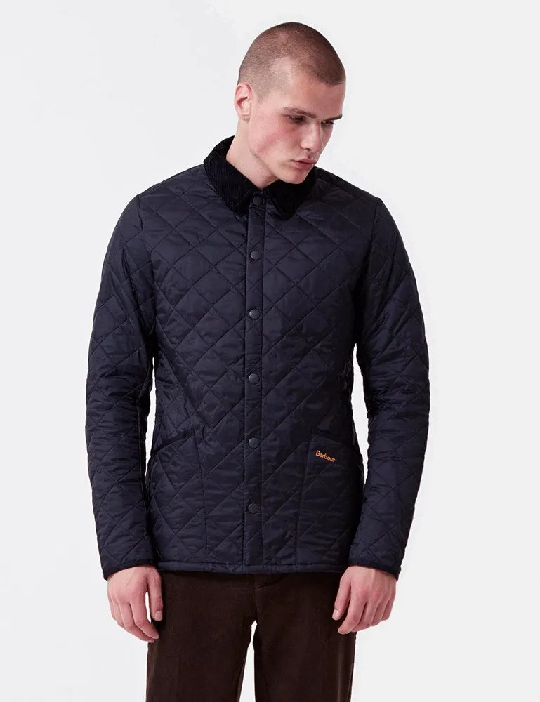 Barbour Heritage Liddesdale Quilted Jacket - Navy Blue sold by Article London