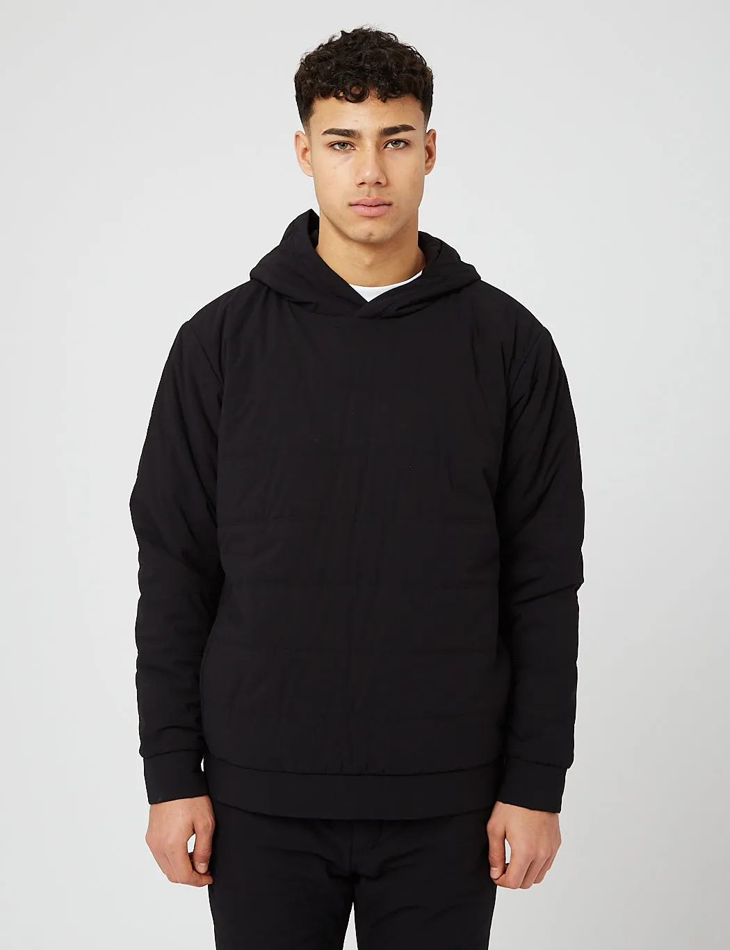 Snow Peak Flexible Insulated Hooded Sweatshirt - Black sold by Article London