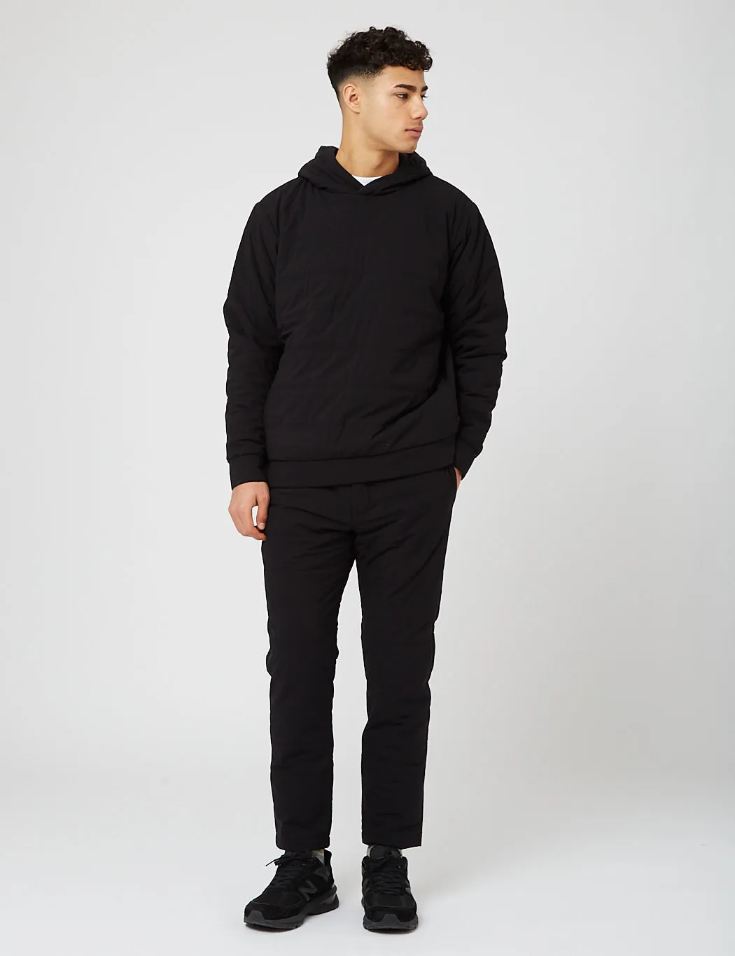 Snow Peak Flexible Insulated Hooded Sweatshirt - Black sold by Article London product image thumbnail 3