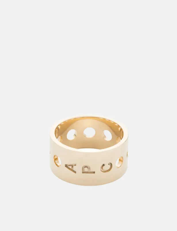 A.P.C. Concert Fine Ring - Gold sold by Article London