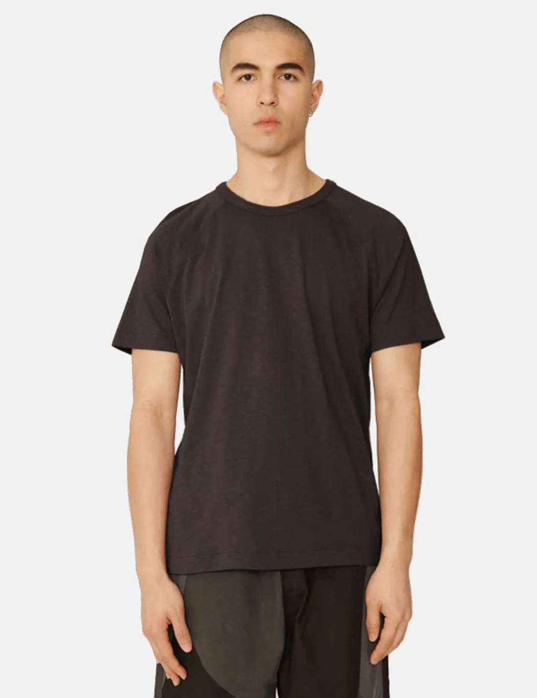 YMC Television Raglan T-Shirt - Black sold by Article London