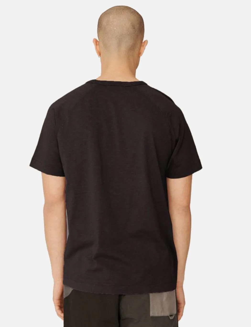 YMC Television Raglan T-Shirt - Black sold by Article London product image thumbnail 5