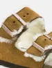 Womens Birkenstock Arizona Shearling (Narrow) - Mink sold by Article London