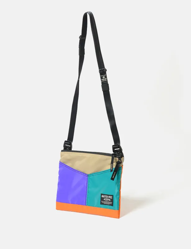 Master-Piece Rush Side Bag (02221) - Purple/Turquoise/Orange sold by Article London