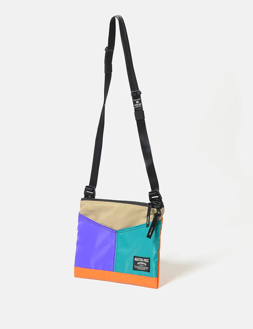 Master-Piece Rush Side Bag (02221) - Purple/Turquoise/Orange sold by Article London
