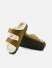 Womens Birkenstock Arizona Shearling (Narrow) - Mink sold by Article London