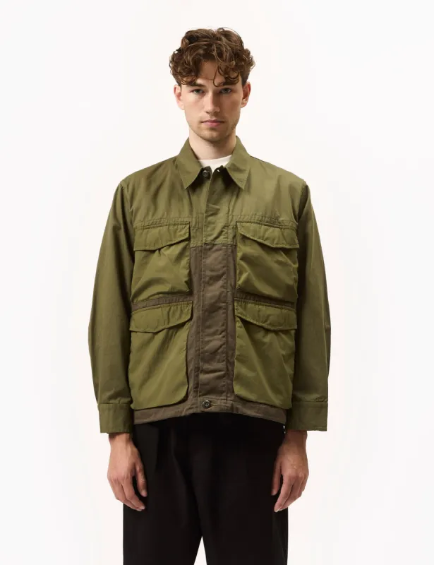 Universal Works Parachute Field Jacket Ii (Twill) - Olive Green sold by Article London